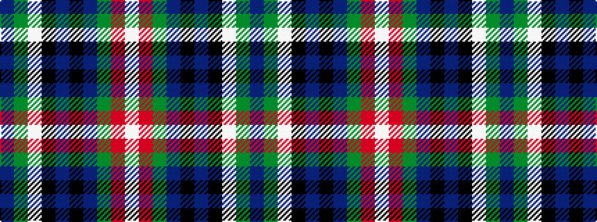 idealised woven sample of pattern BGWKBKBGRW
