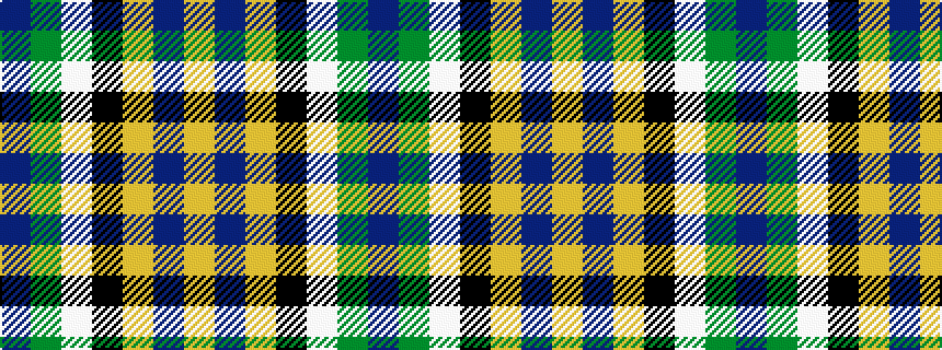 idealised woven sample of pattern BGWKYBY