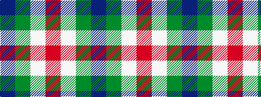 idealised woven sample of pattern BGWR