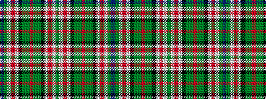 idealised woven sample of pattern BGWRWKGGRGGKWRWG