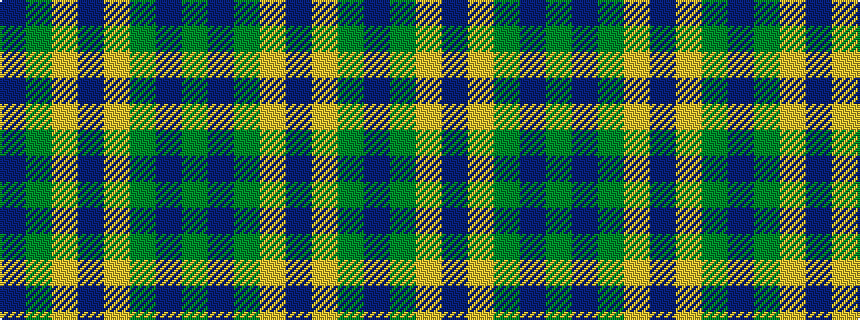 idealised woven sample of pattern BGYBYGBG
