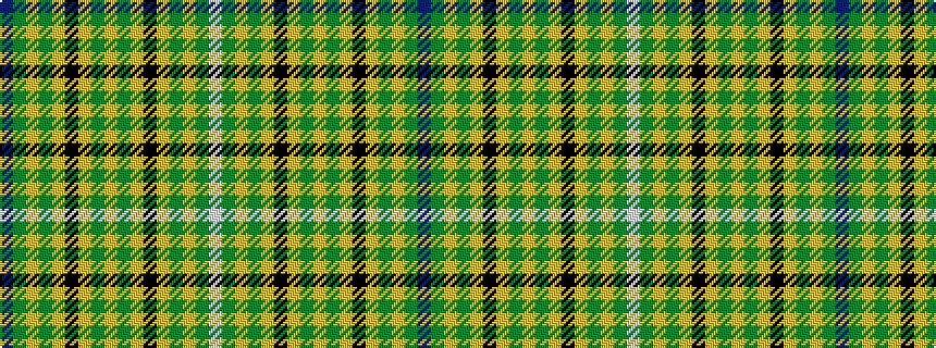 idealised woven sample of pattern BGYGYKYGYGYKYGYGW