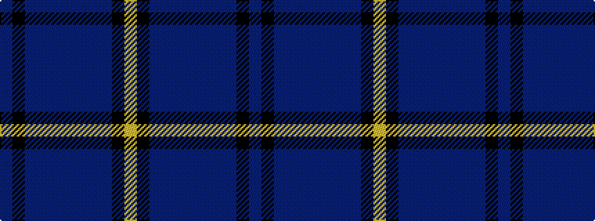 idealised woven sample of pattern BKBBBBBBBKY
