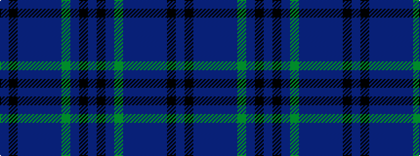 idealised woven sample of pattern BKBBBBBGBKB