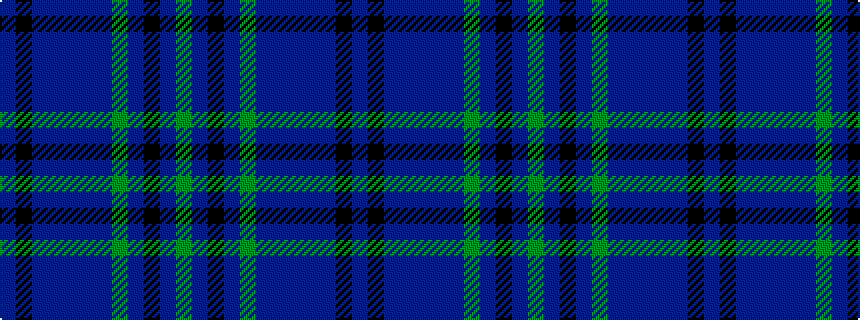 idealised woven sample of pattern BKBBBBBGBKBG
