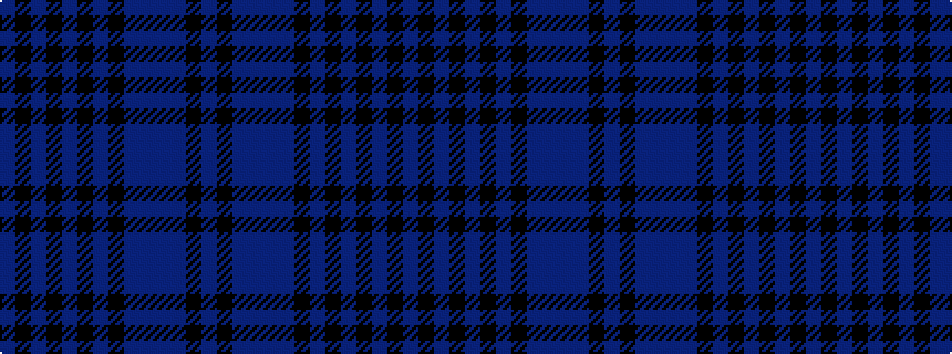 idealised woven sample of pattern BKBBBBKBKBKBKB
