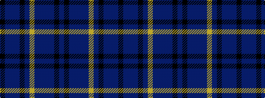 idealised woven sample of pattern BKBBBBYBKBBBK