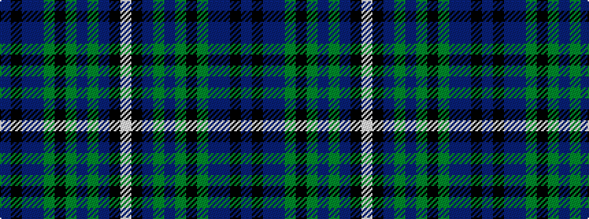 idealised woven sample of pattern BKBBGKGBGBKW