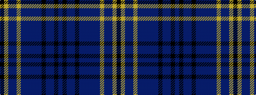 idealised woven sample of pattern BKBBKBBBBBYBBYK