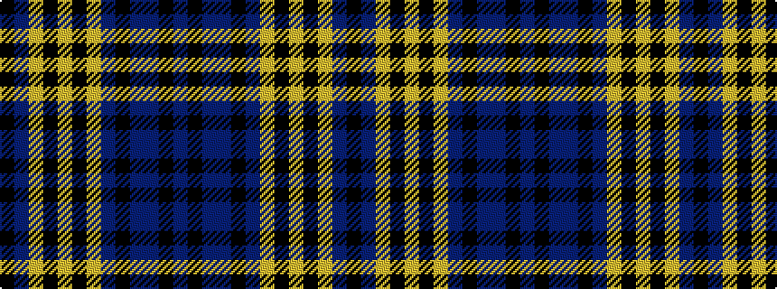 idealised woven sample of pattern BKBBKBYKYKYBK