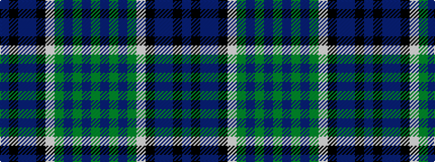 idealised woven sample of pattern BKBBKWGBGBG