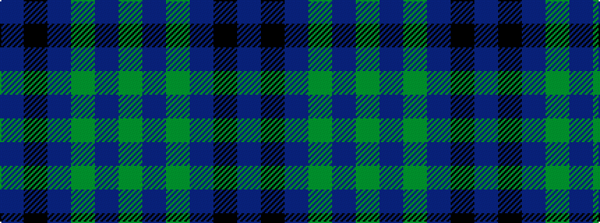idealised woven sample of pattern BKBGBG
