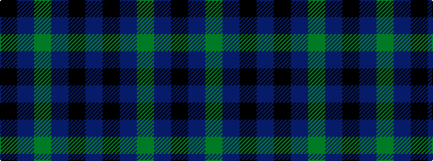 idealised woven sample of pattern BKBGBK