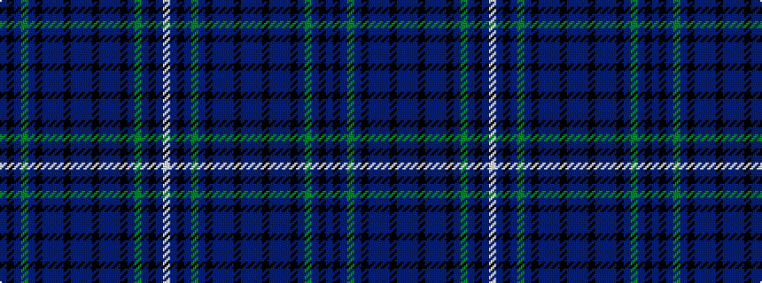 idealised woven sample of pattern BKBGBKBBBKBBBKBBBKBGBKBW
