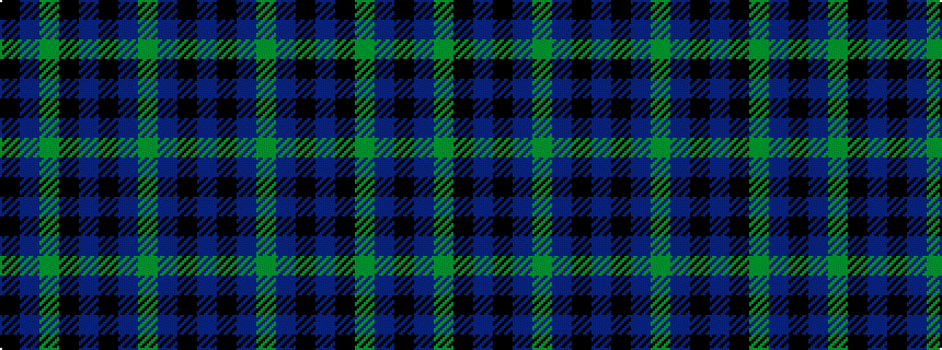 idealised woven sample of pattern BKBGBKBKGBK
