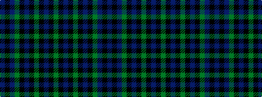 idealised woven sample of pattern BKBGKBKGKBKG
