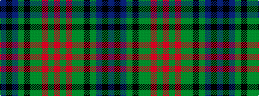 idealised woven sample of pattern BKBGKGGRGR