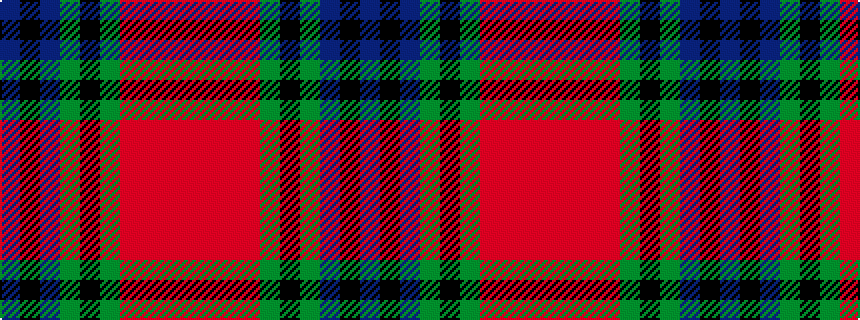 idealised woven sample of pattern BKBGKGRRRR