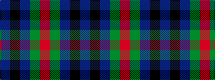 idealised woven sample of pattern BKBGR