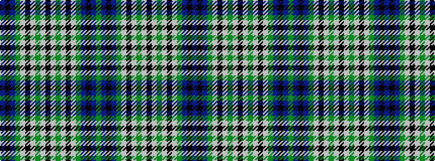 idealised woven sample of pattern BKBGWKWGWKWGWKWGBKBG