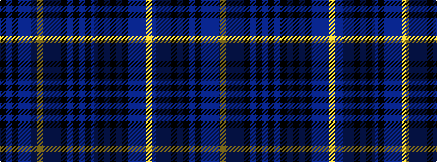 idealised woven sample of pattern BKBKBKBBBYBBBKBK