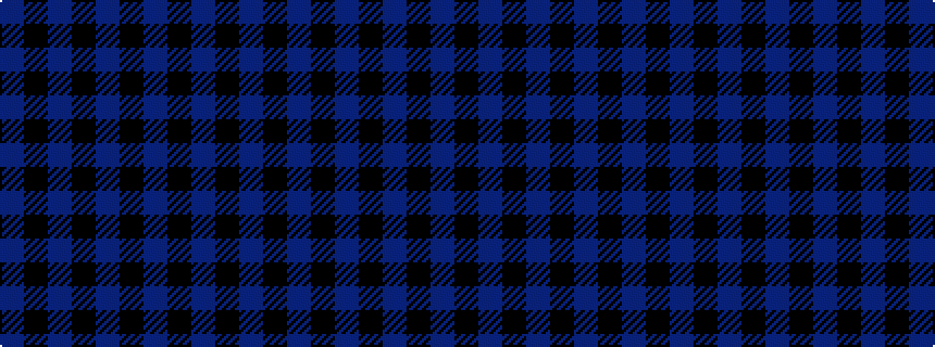 idealised woven sample of pattern BKBKBKBKB