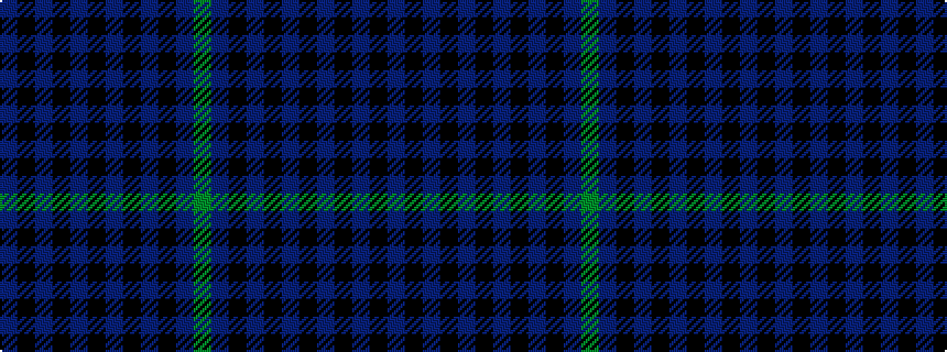 idealised woven sample of pattern BKBKBKBKBKBG