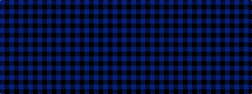 idealised woven sample of pattern BKBKBKBKBKBKB