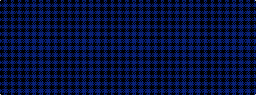 idealised woven sample of pattern BKBKBKBKBKBKBKBK