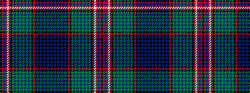 idealised woven sample of pattern BKBKBKBKBKRKGBGBGBGBGBGKRWRBRK