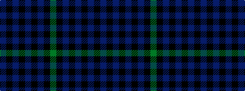 idealised woven sample of pattern BKBKBKBKG