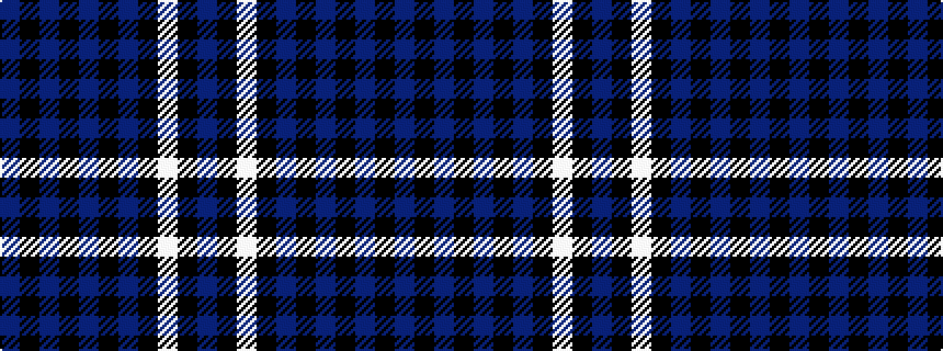 idealised woven sample of pattern BKBKBKBKWKB