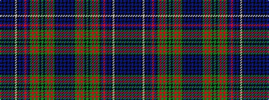 idealised woven sample of pattern BKBKBKBKWKBKBRBKGRGRGKGKGRGRGKBKBKB