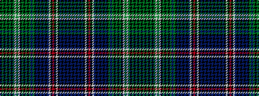 idealised woven sample of pattern BKBKBKBKWKRKWBKBKBKBKGBGKGKGKWGWGKGKGKGK