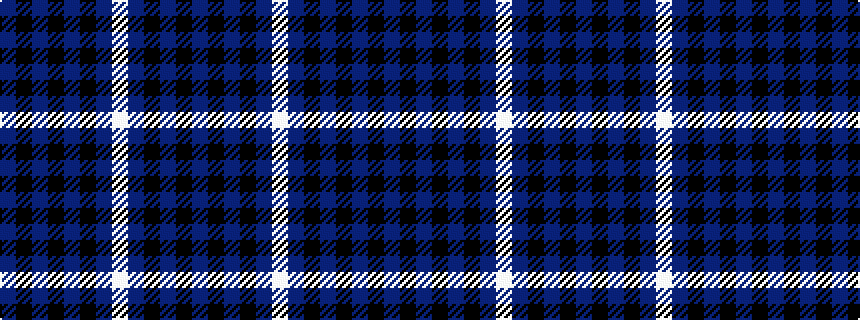 idealised woven sample of pattern BKBKBKBWBKBKB