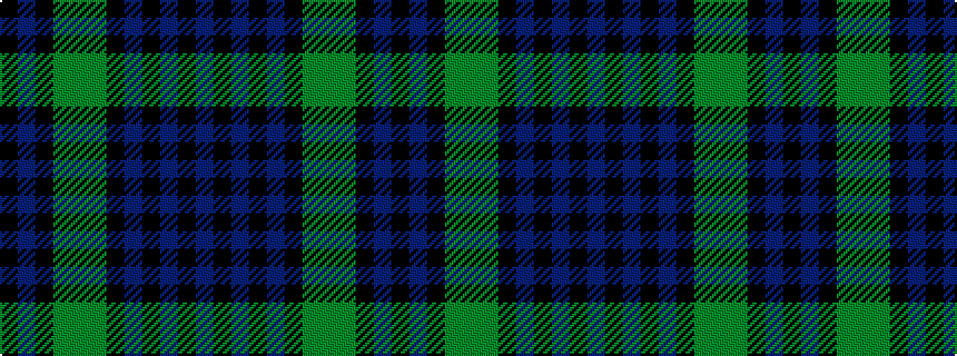 idealised woven sample of pattern BKBKBKGGGKBK