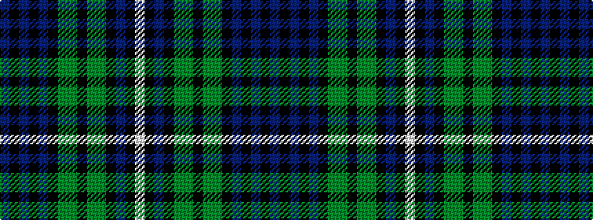 idealised woven sample of pattern BKBKBKGGKGGKBKW
