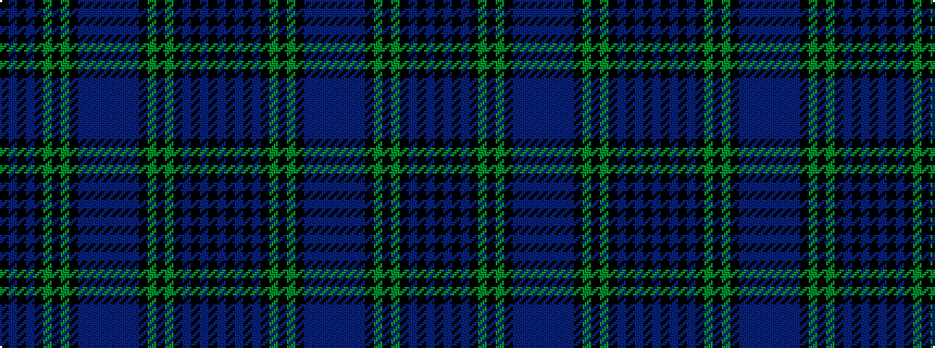 idealised woven sample of pattern BKBKBKGKGKBBBBBBBKGKGKBKBK