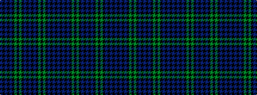 idealised woven sample of pattern BKBKBKGKGKBKBKBKGKGKBKBKB