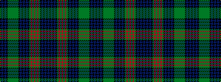 idealised woven sample of pattern BKBKBKGRGRGRGKBKBKBKGGGGGGGKBKBK