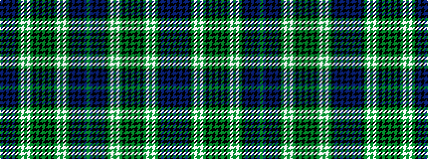 idealised woven sample of pattern BKBKBKGWGWGKGKGKGKGWGWGKBKBKBG