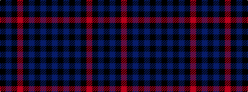 idealised woven sample of pattern BKBKBKRKBK