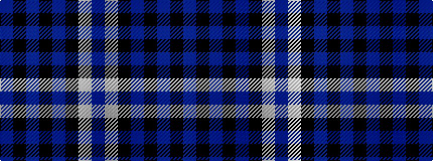 idealised woven sample of pattern BKBKBKWB