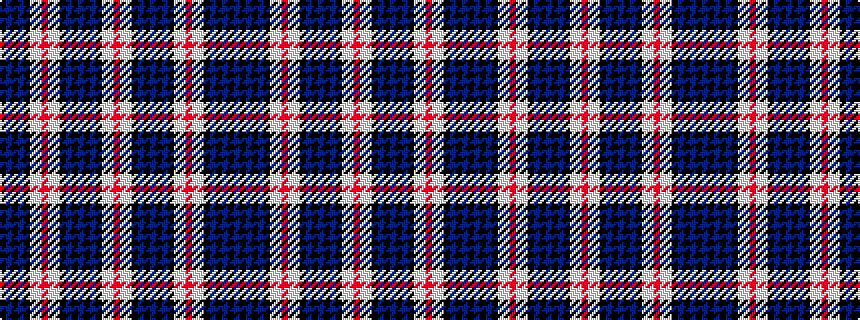 idealised woven sample of pattern BKBKBKWWRWWKBKBKBKWWRWWKBKBKBKWWRWWKBKBK