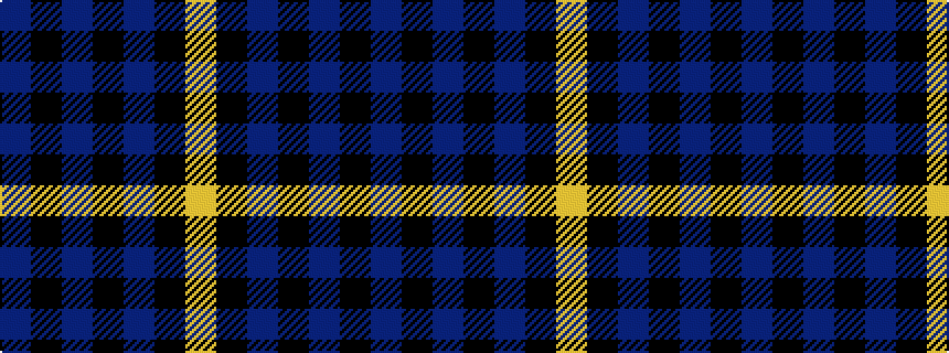 idealised woven sample of pattern BKBKBKY