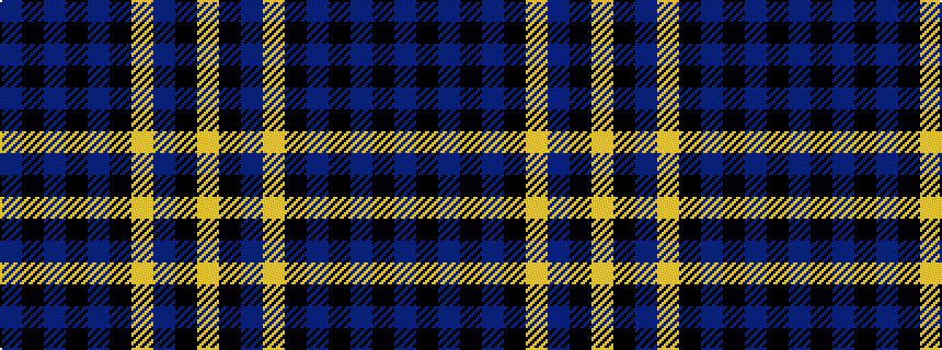 idealised woven sample of pattern BKBKBKYBKY