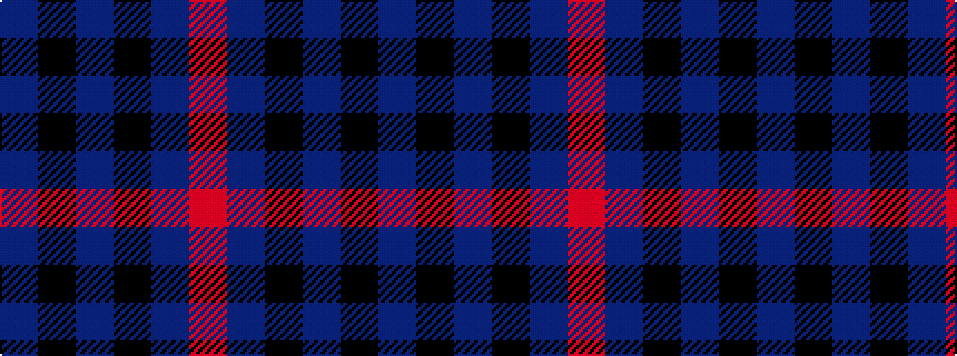 idealised woven sample of pattern BKBKBR