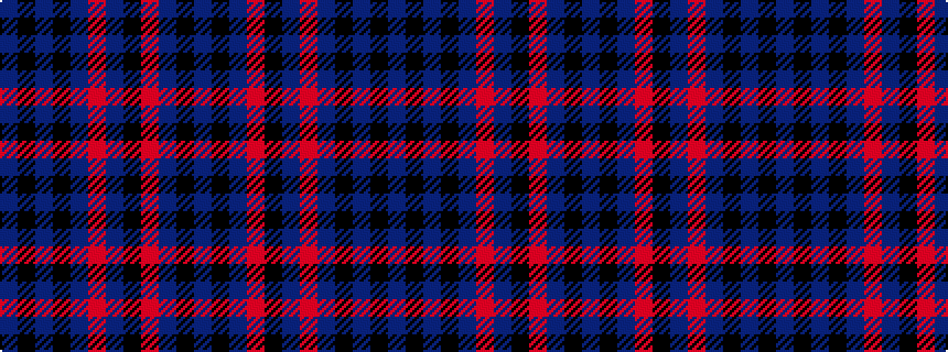 idealised woven sample of pattern BKBKBRBKRBKB