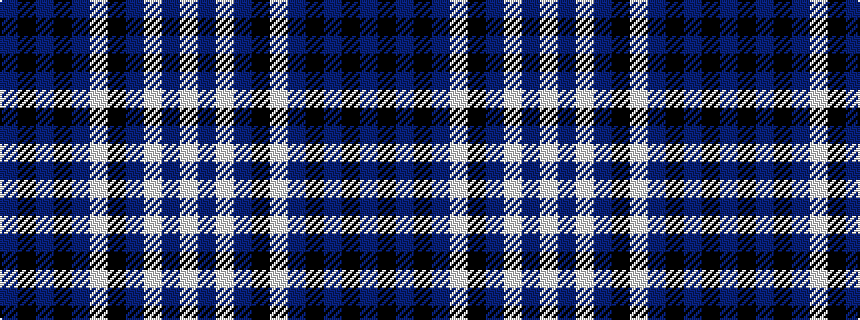 idealised woven sample of pattern BKBKBWKBWBW