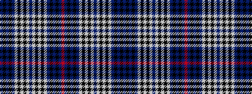 idealised woven sample of pattern BKBKBWKWKWBWKWKWBKBKBR